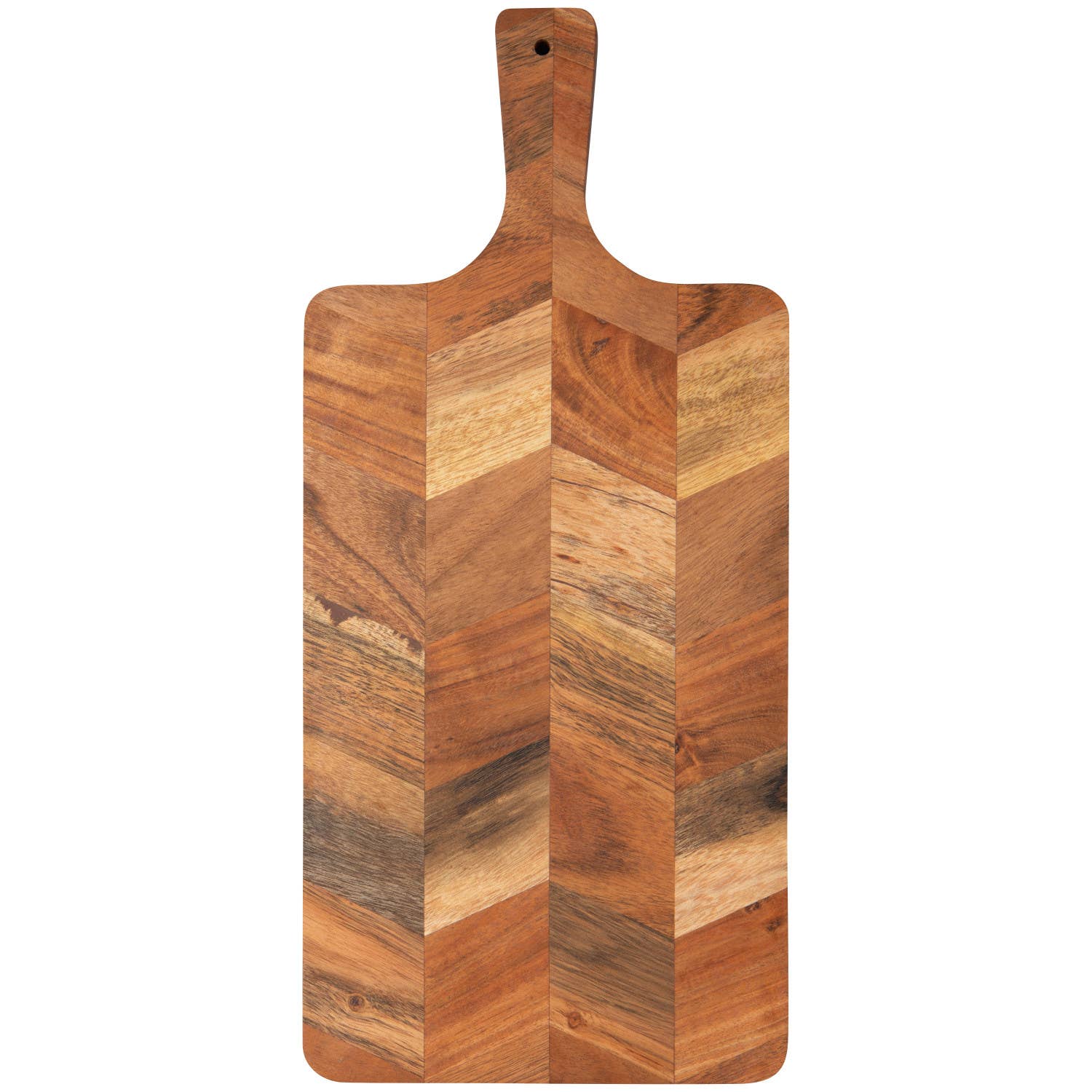 Acacia Chevron Serving Board