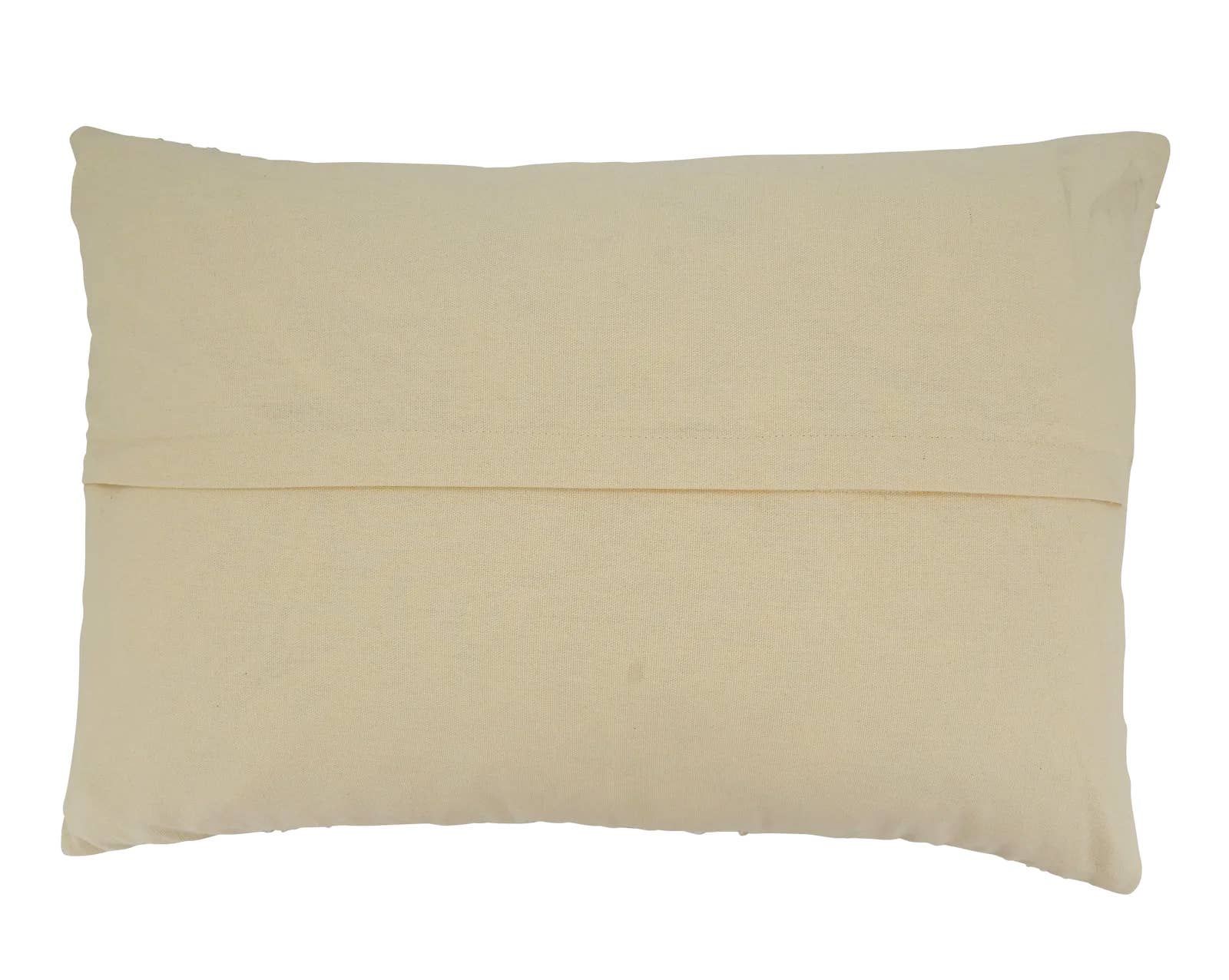 Tufted Cotton Modern Throw Pillow 13x20