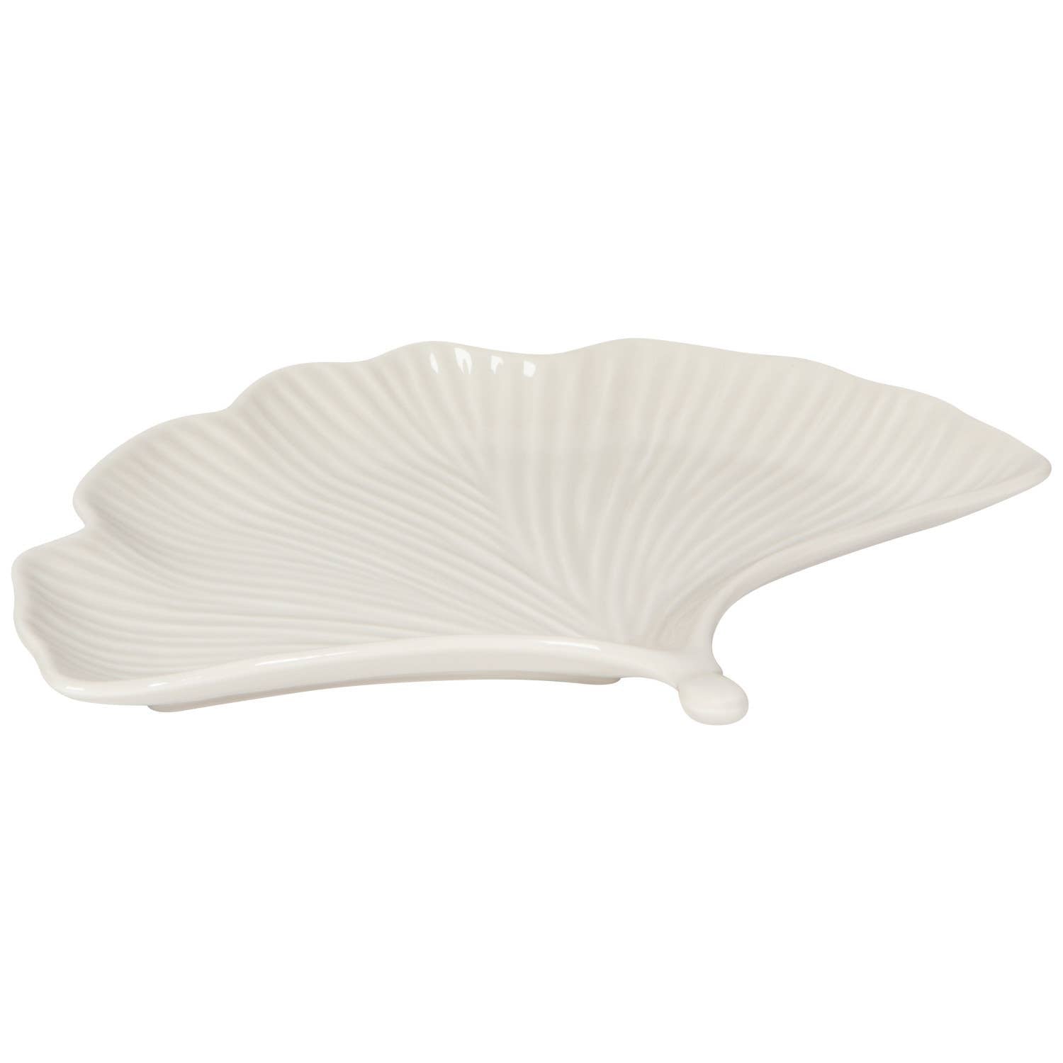 Ginkgo Fan Shape Plate