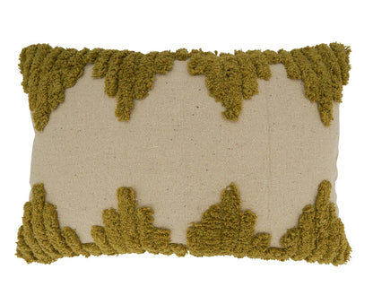 Tufted Modern Cotton Throw Pillow 13x20