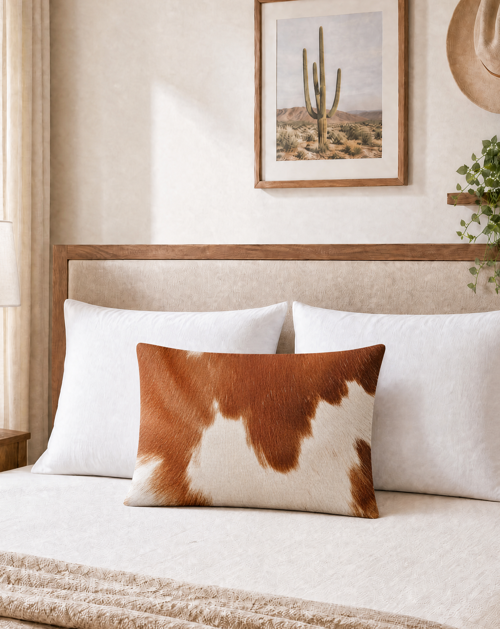 Cowhide Print Pillowcase 30x20