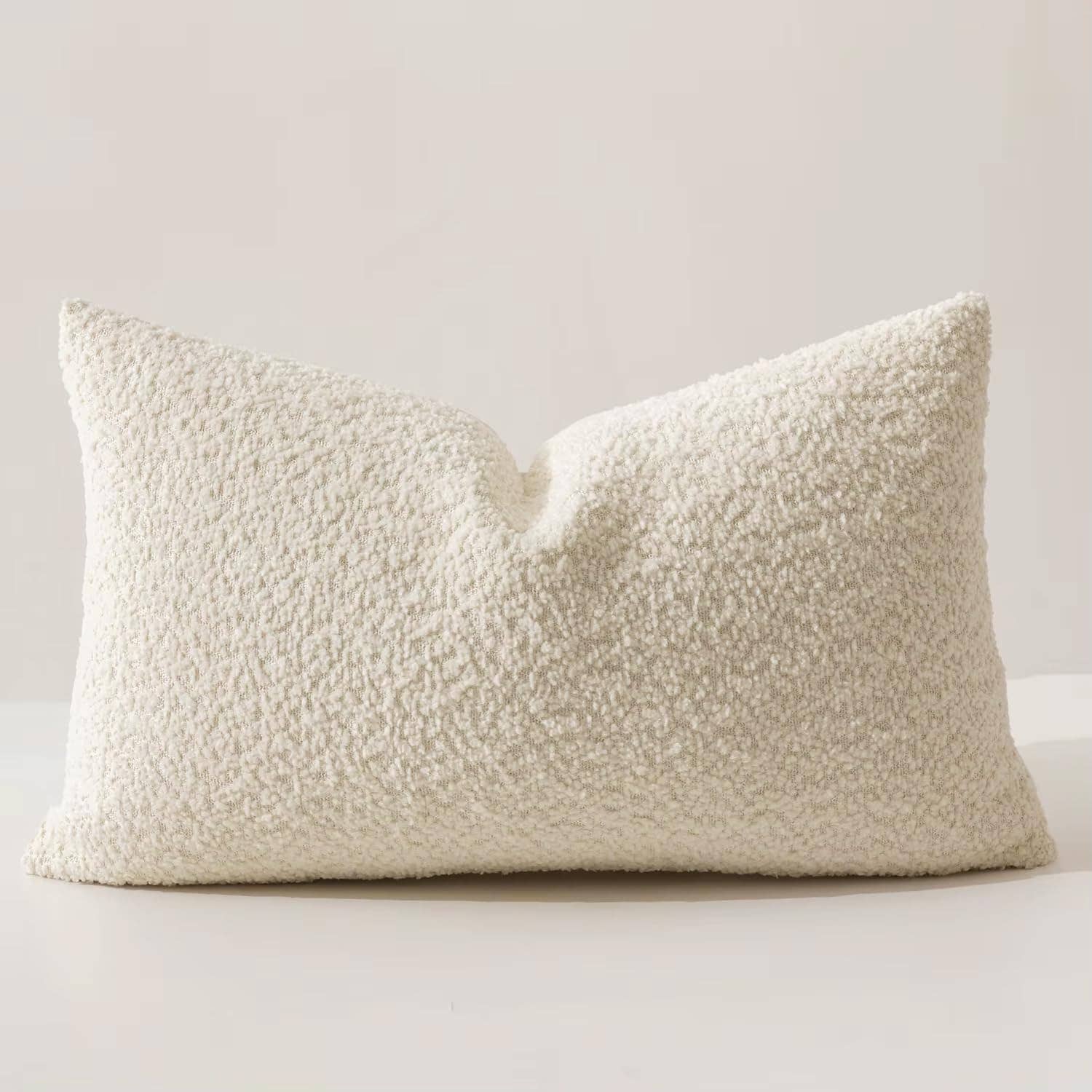 Textured Bouclé Throw Pillow - 18x18