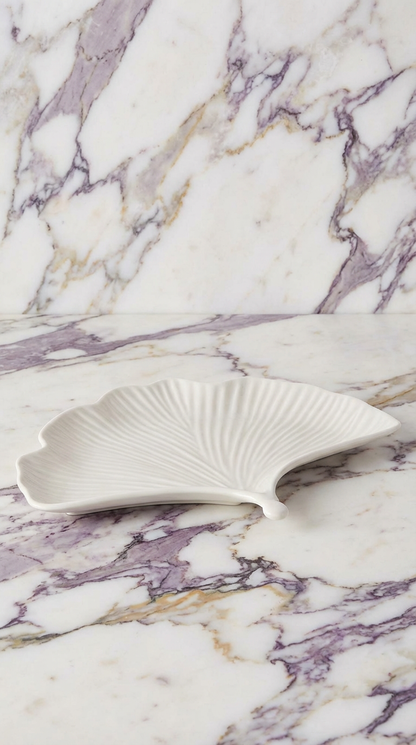Ginkgo Fan Shape Plate